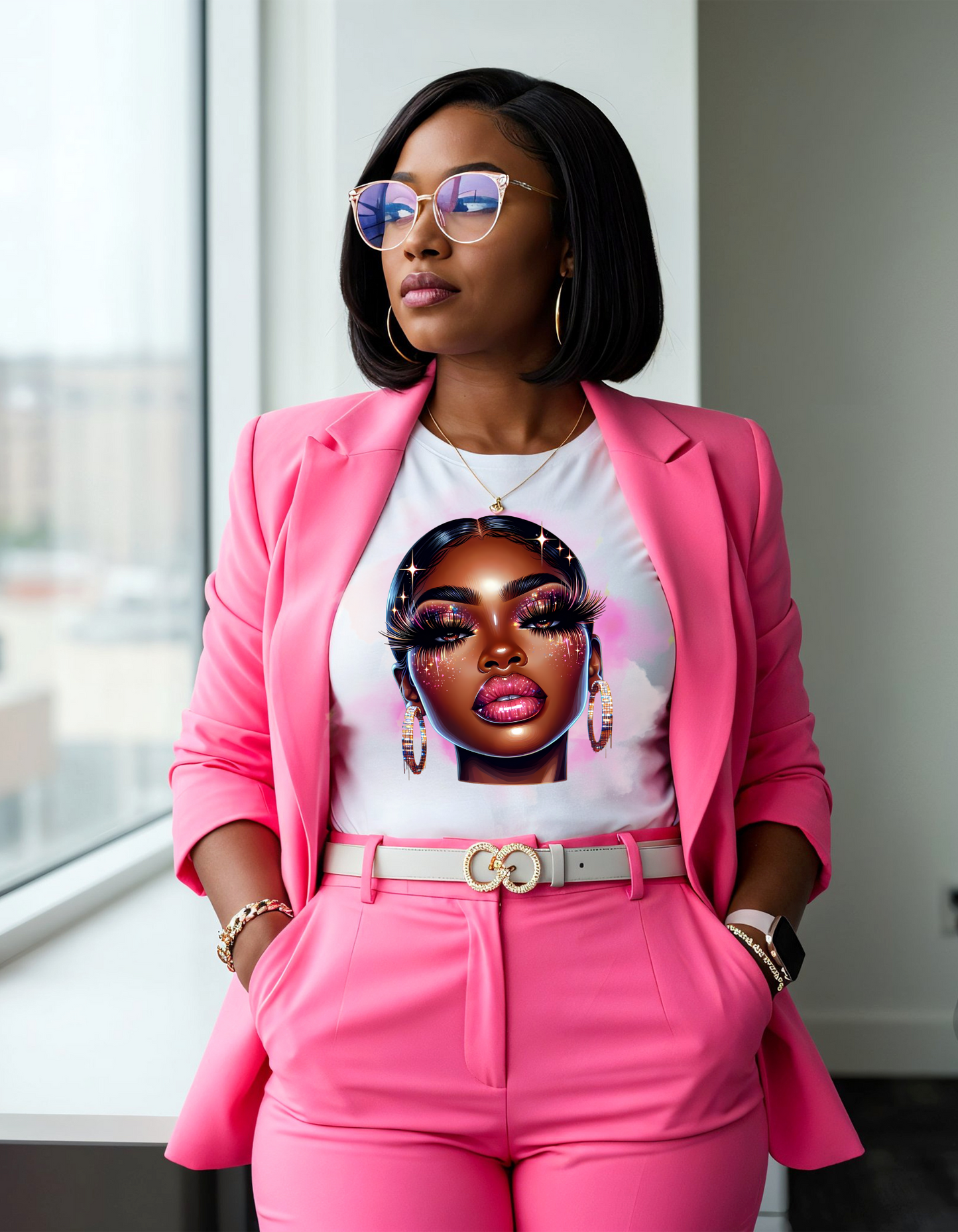Pink Queen short sleeve t-shirt