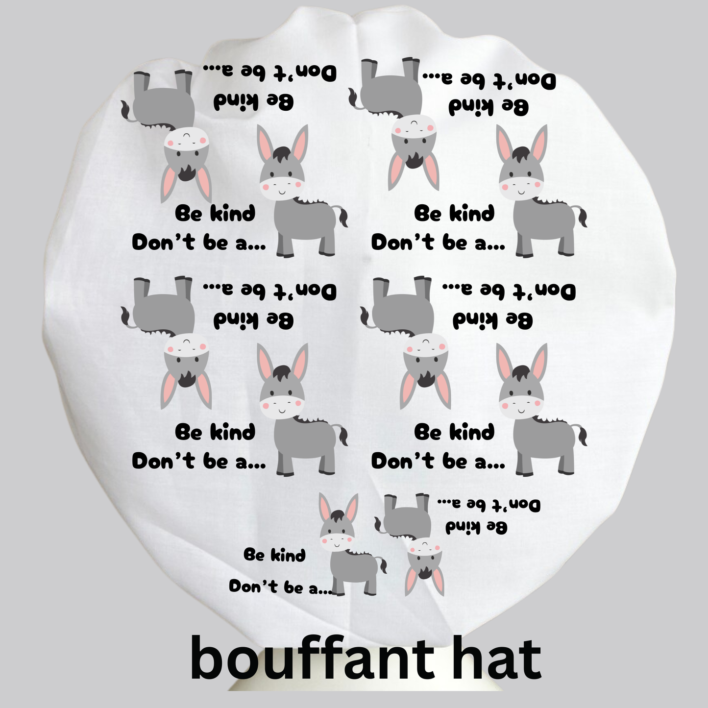 Be kind bouffant hat
