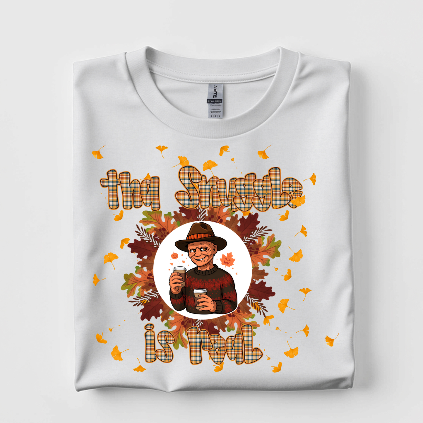 Tha Snuggle is Real Spooky Fall Tee