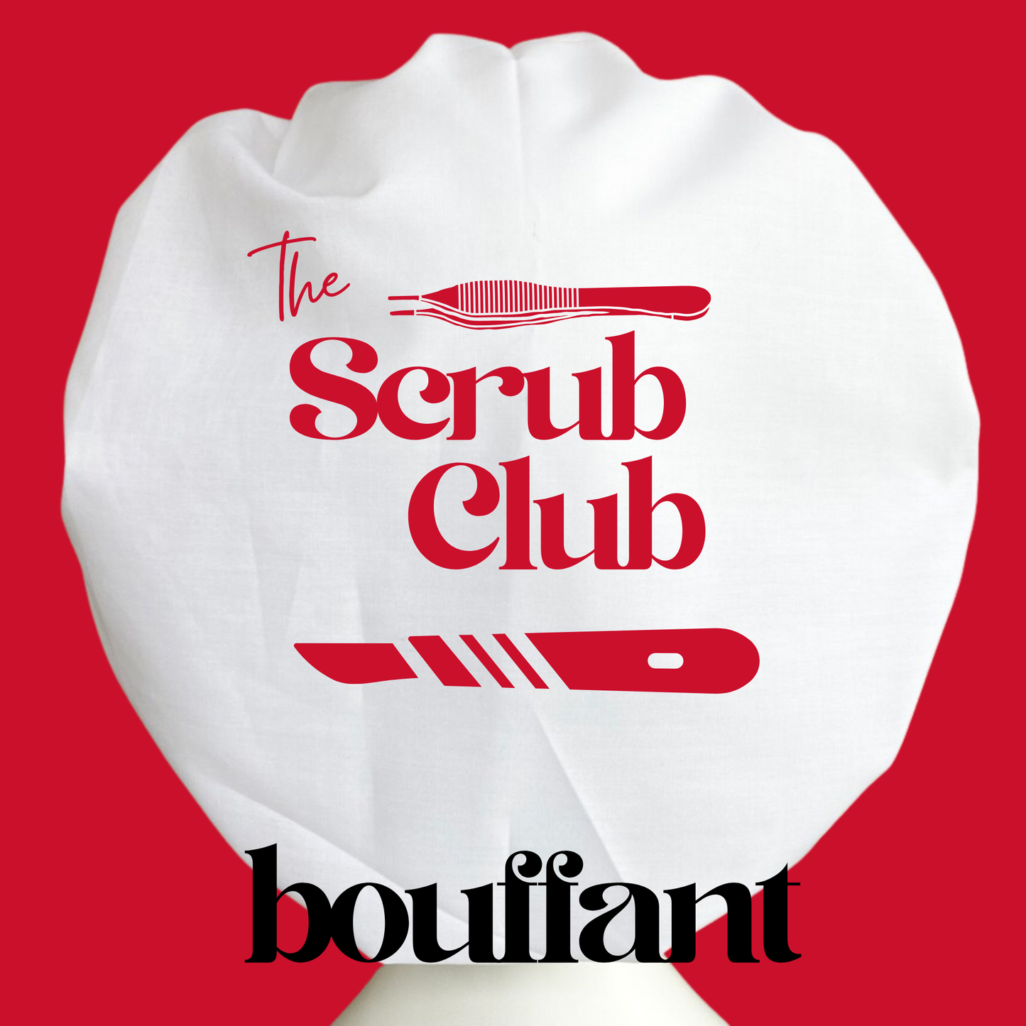 Scrub Club (red & white)