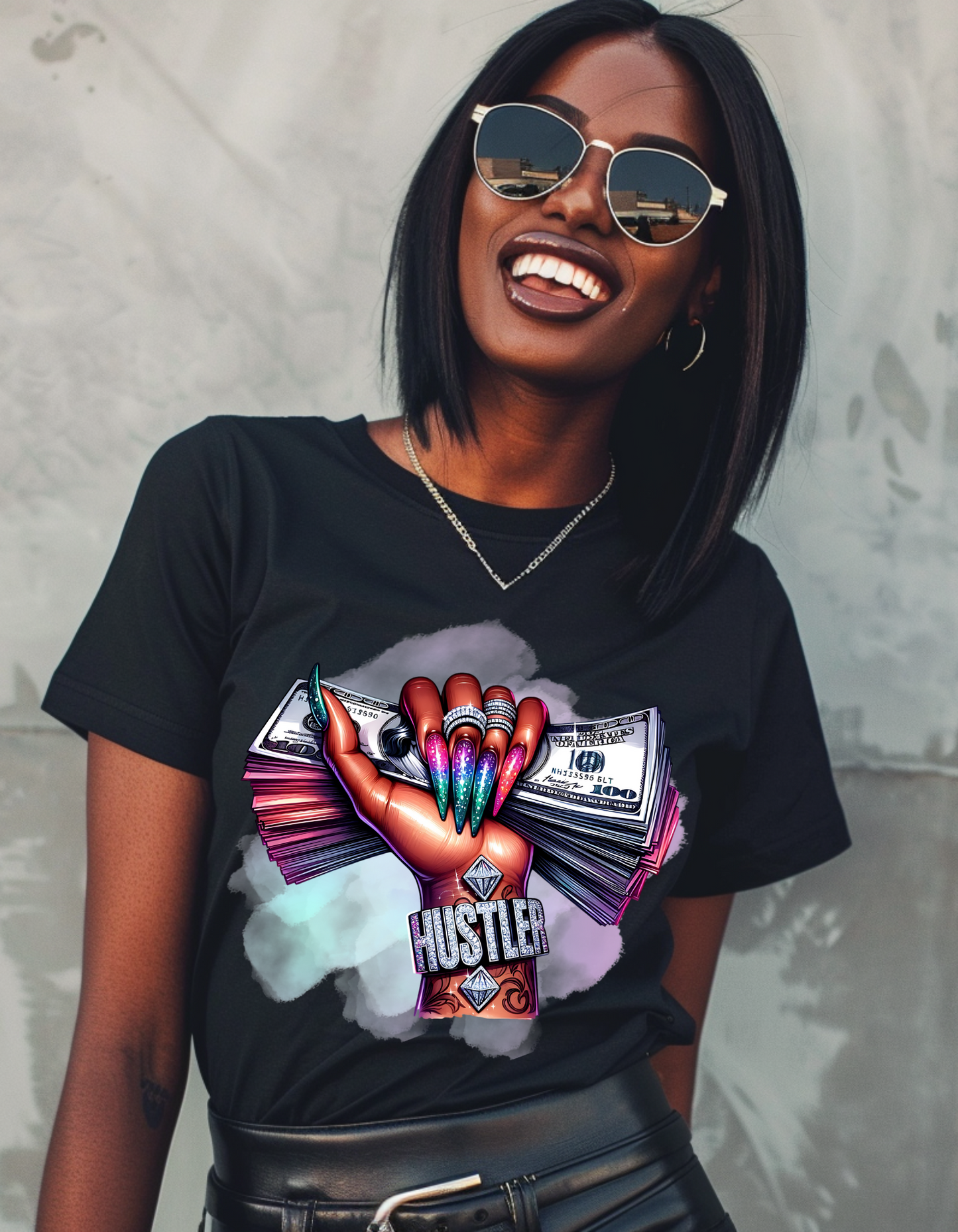 Hustler Hands Short sleeve tee