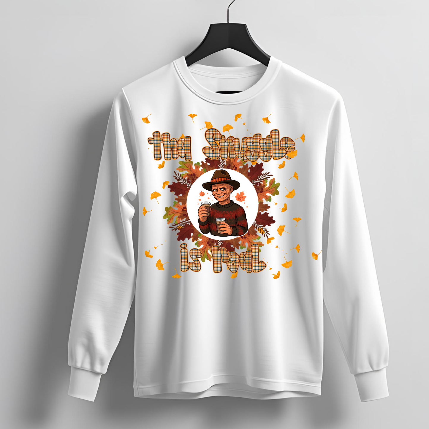 Tha Snuggle is Real Spooky Fall Tee